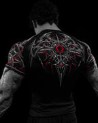 Breathedivinity Void Tech ™ BloodBorne Shortsleeve Compression Heavenly Red