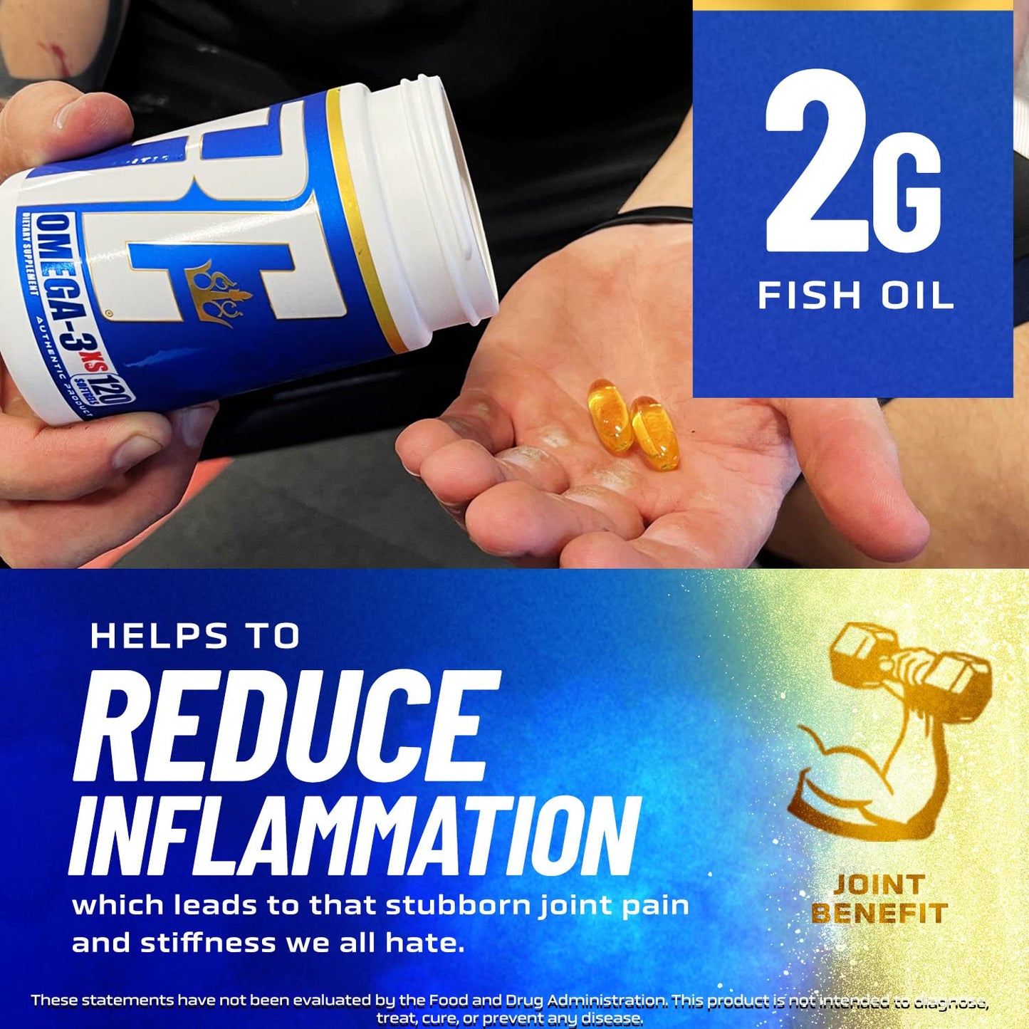 Ronnie Coleman Omega-3 Xs 120 Capsulas