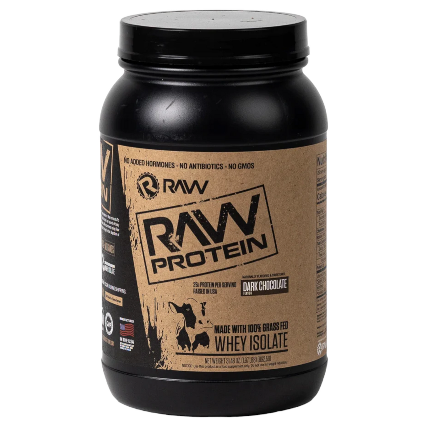 Raw Nutrition Grass Fed Whey Isolate Protein 1.90 Lbs