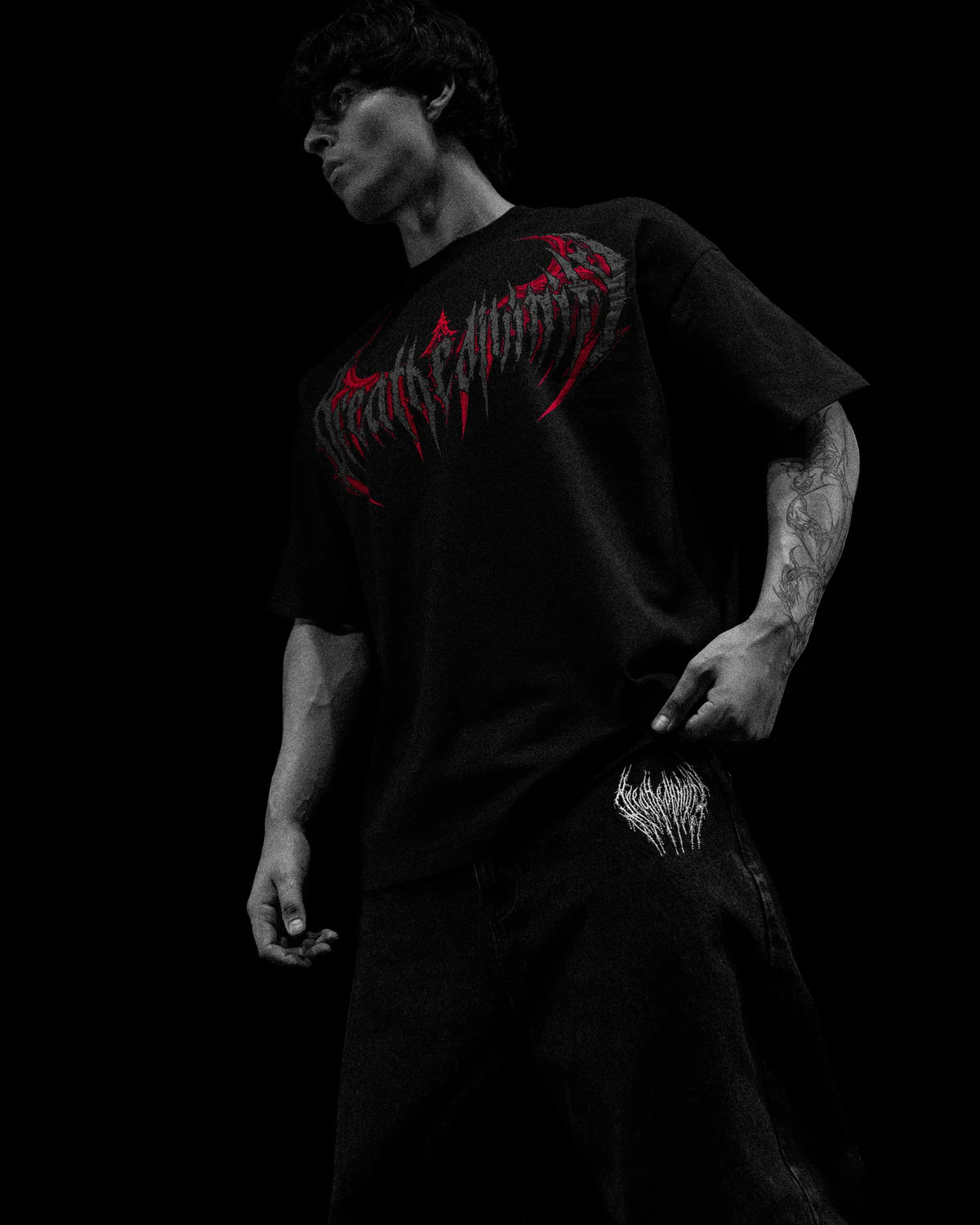Breathedivinity Oversized T-Shirt Arc Knight Nightmare