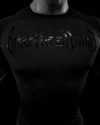 Breathedivinity Doom Tech ™ Armored Venom Texture Shortsleeve Compression Darkness