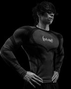 Breathedivinity Doom Tech ™ Spider Corpse Longsleeve Compression Void Black
