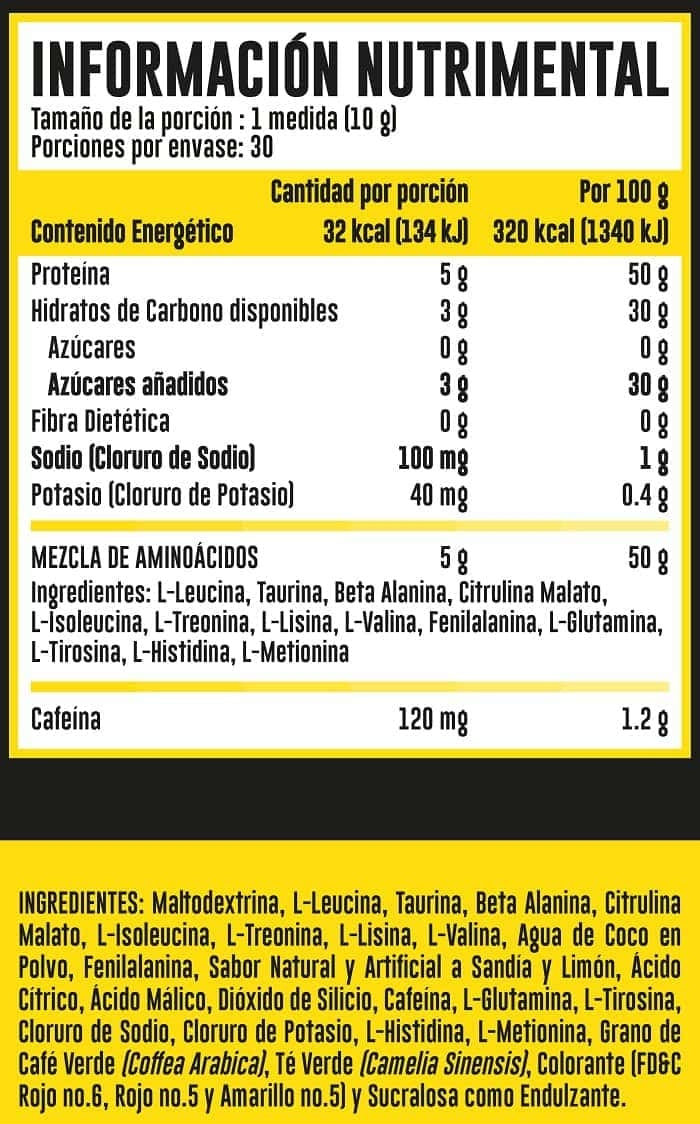 Advance Nutrition Aminos Nr-Gy 30 Servicios