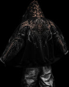Breathedivinity Death Slayer Oversized Zip-Up Hoodie Wither