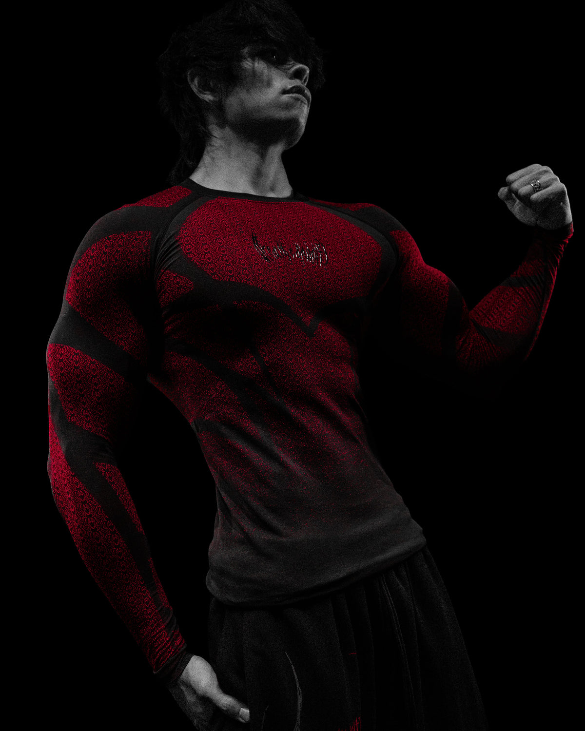 Breathedivinity Doom Tech ™ Spider Corpse Longsleeve Compression Nightmare
