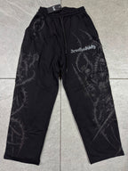 Breathedivinity Abysswalker Uncuffed Luxury Sweatpants Darkness