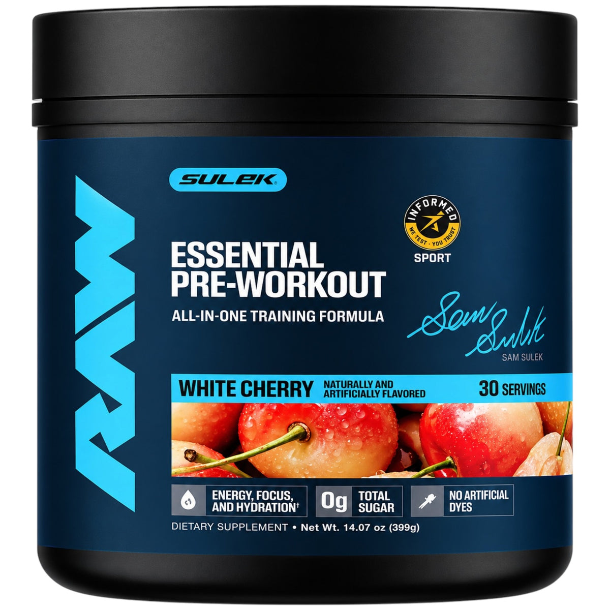 Raw Nutrition Bum Essential Pre-Workout 30 Servicios