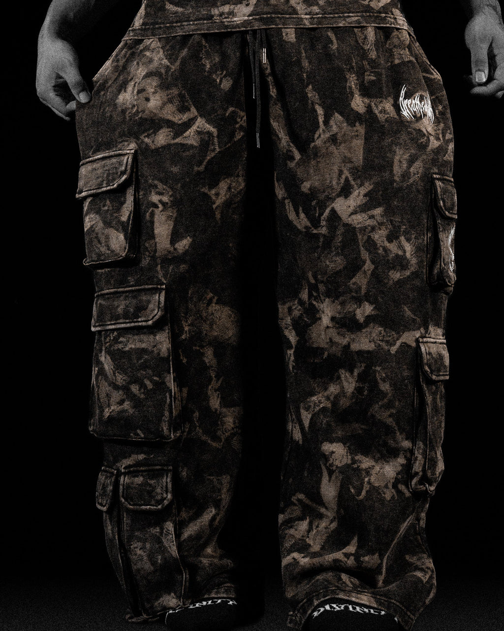 Breathedivinity Recluse Oversized Uncuffed Cargos Recluse
