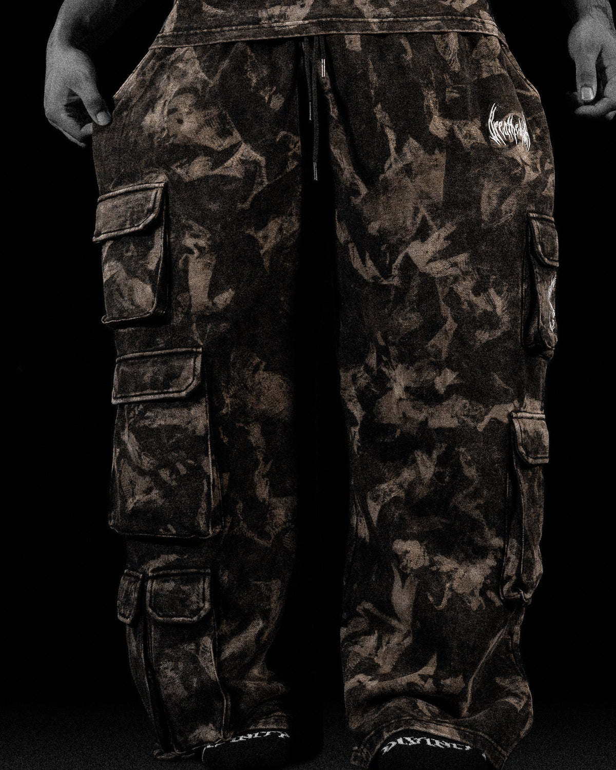 Breathedivinity Recluse Oversized Uncuffed Cargos Recluse