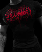 Breathedivinity Void Tech ™ Arachnid Venom Texture Shortsleeve Compression Nightmare