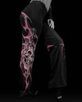 Breathedivinity Void Tech ™ Soul Decay Flared Leggings Blossom Pink