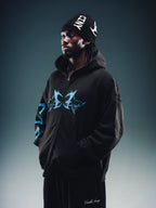 Controlled Insanity NY Butterfly Blue Hoodie Zip-Up