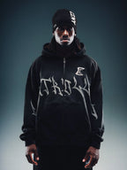 Controlled Insanity NY Blended Grey Hoodie Zip-Up