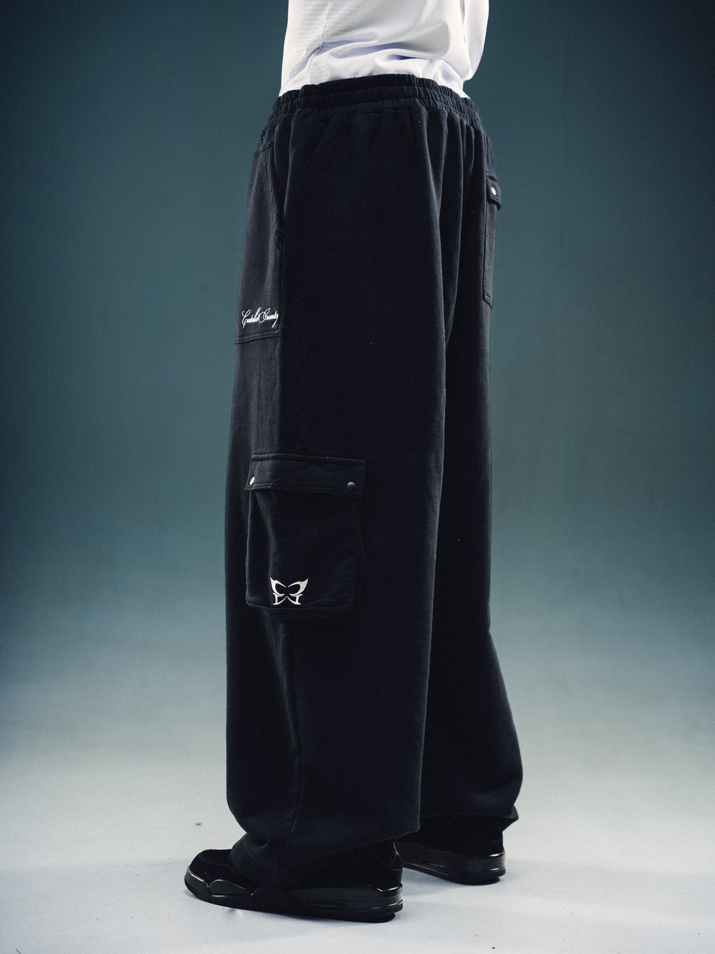 Controlled Insanity CINY Cargo Black Sweats