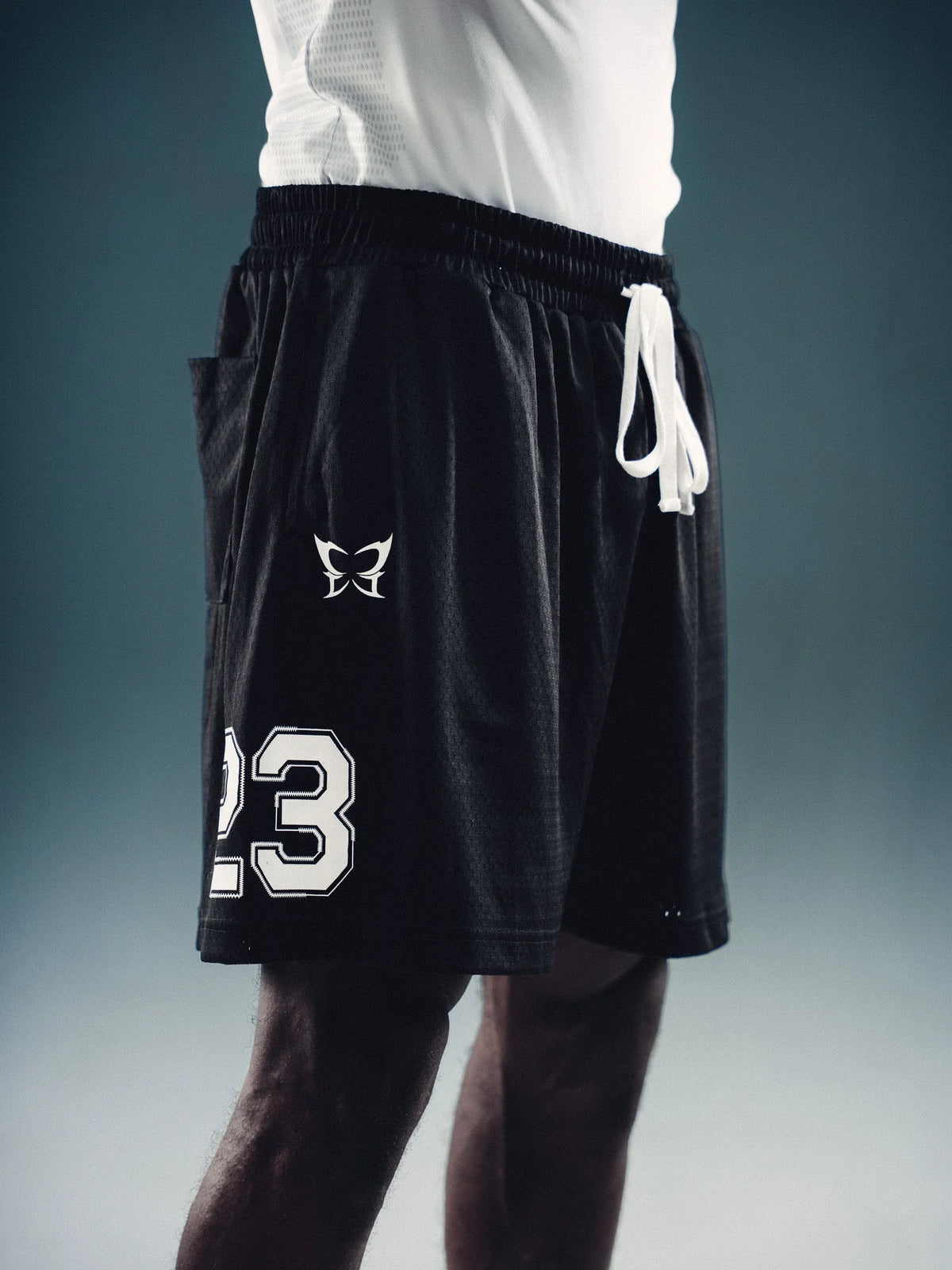Controlled Insanity NY Hyper Black Mesh Shorts