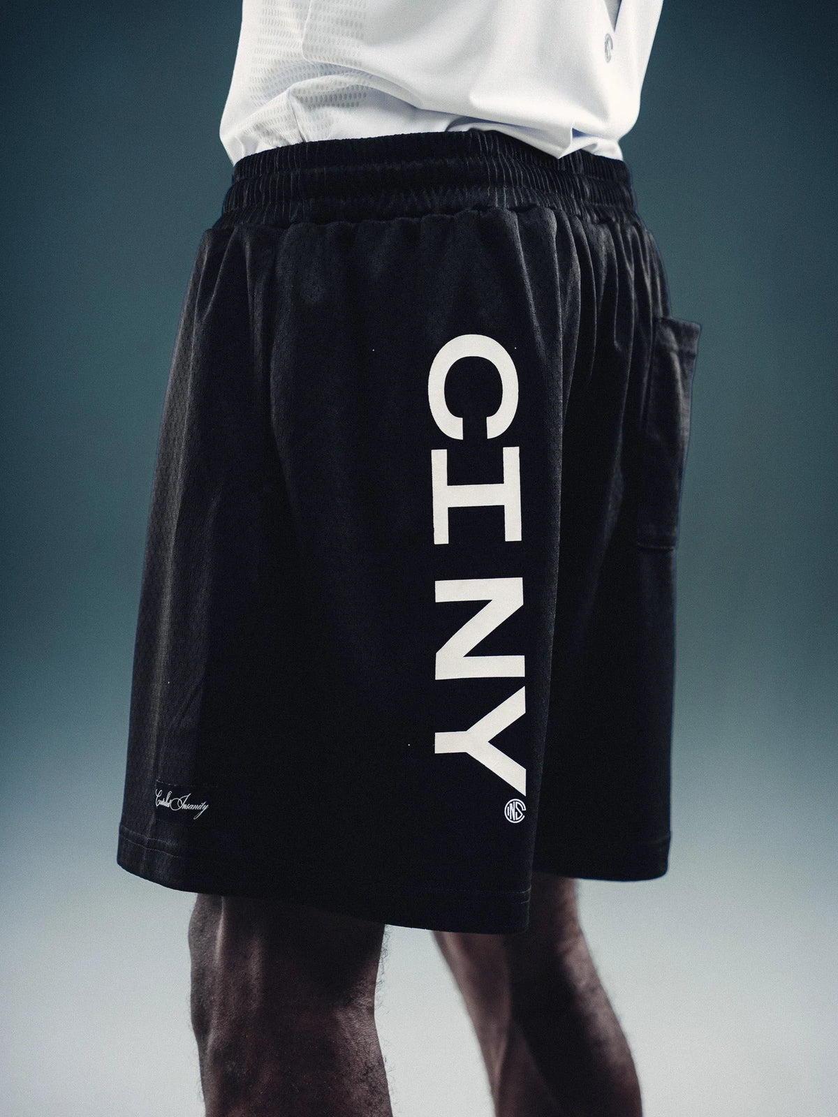 Controlled Insanity NY Hyper Black Mesh Shorts