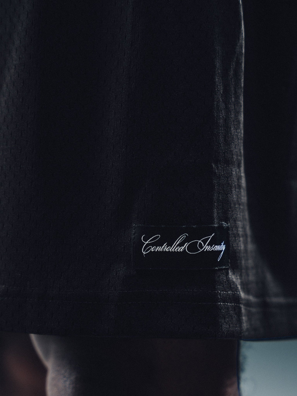 Controlled Insanity NY Hyper Black Mesh Shorts