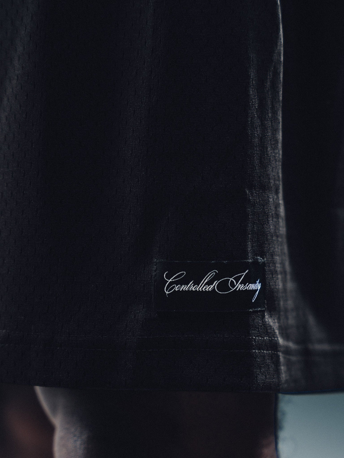 Controlled Insanity NY Hyper Black Mesh Shorts