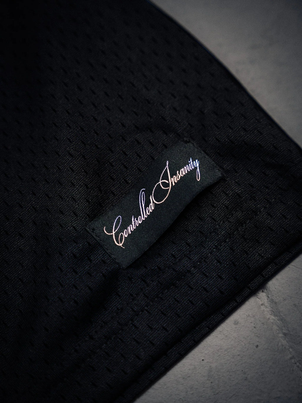 Controlled Insanity NY Hyper Black Mesh Shorts