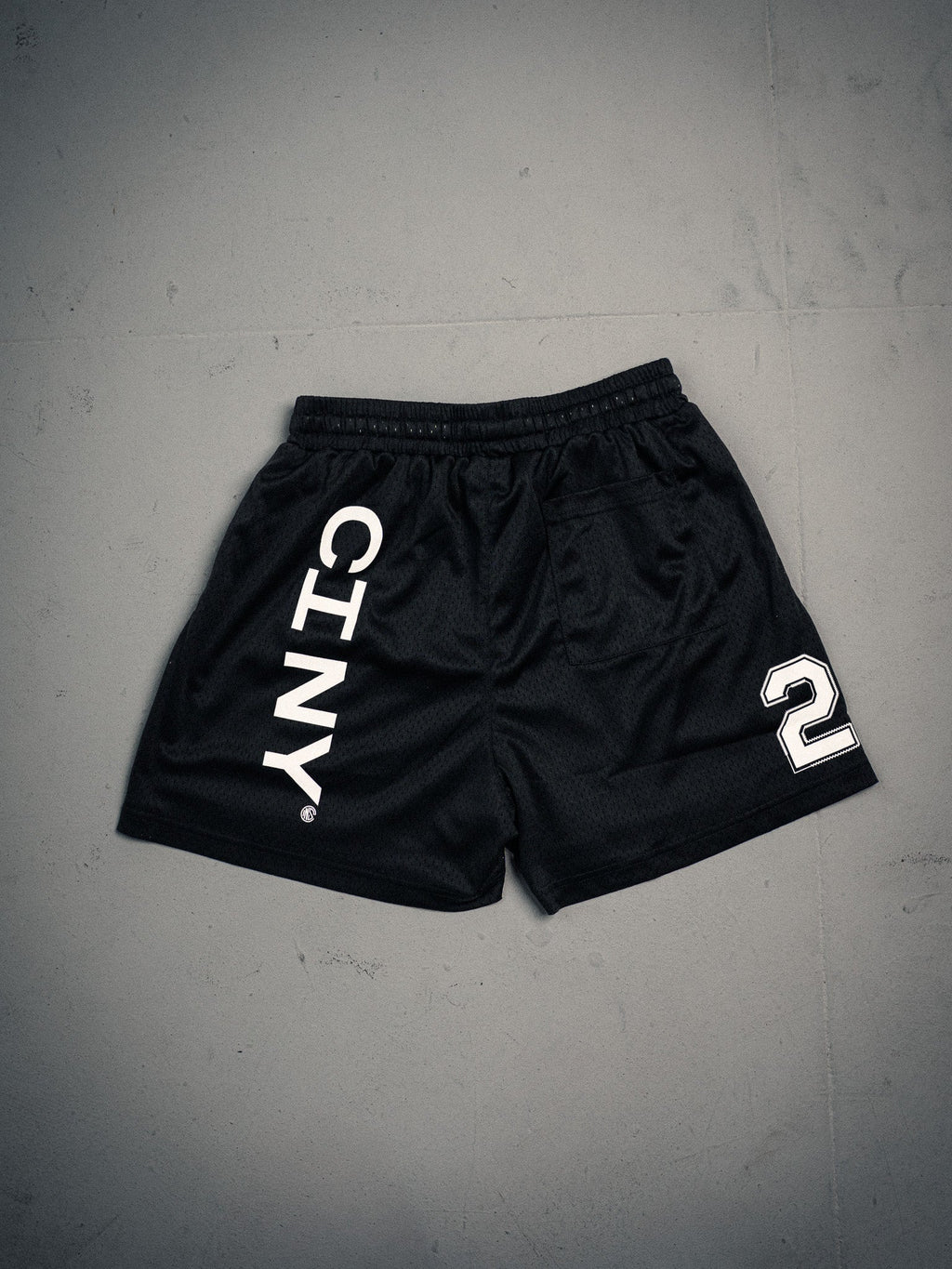 Controlled Insanity NY Hyper Black Mesh Shorts
