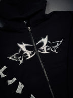 Controlled Insanity NY Butterfly Black Hoodie Zip-Up