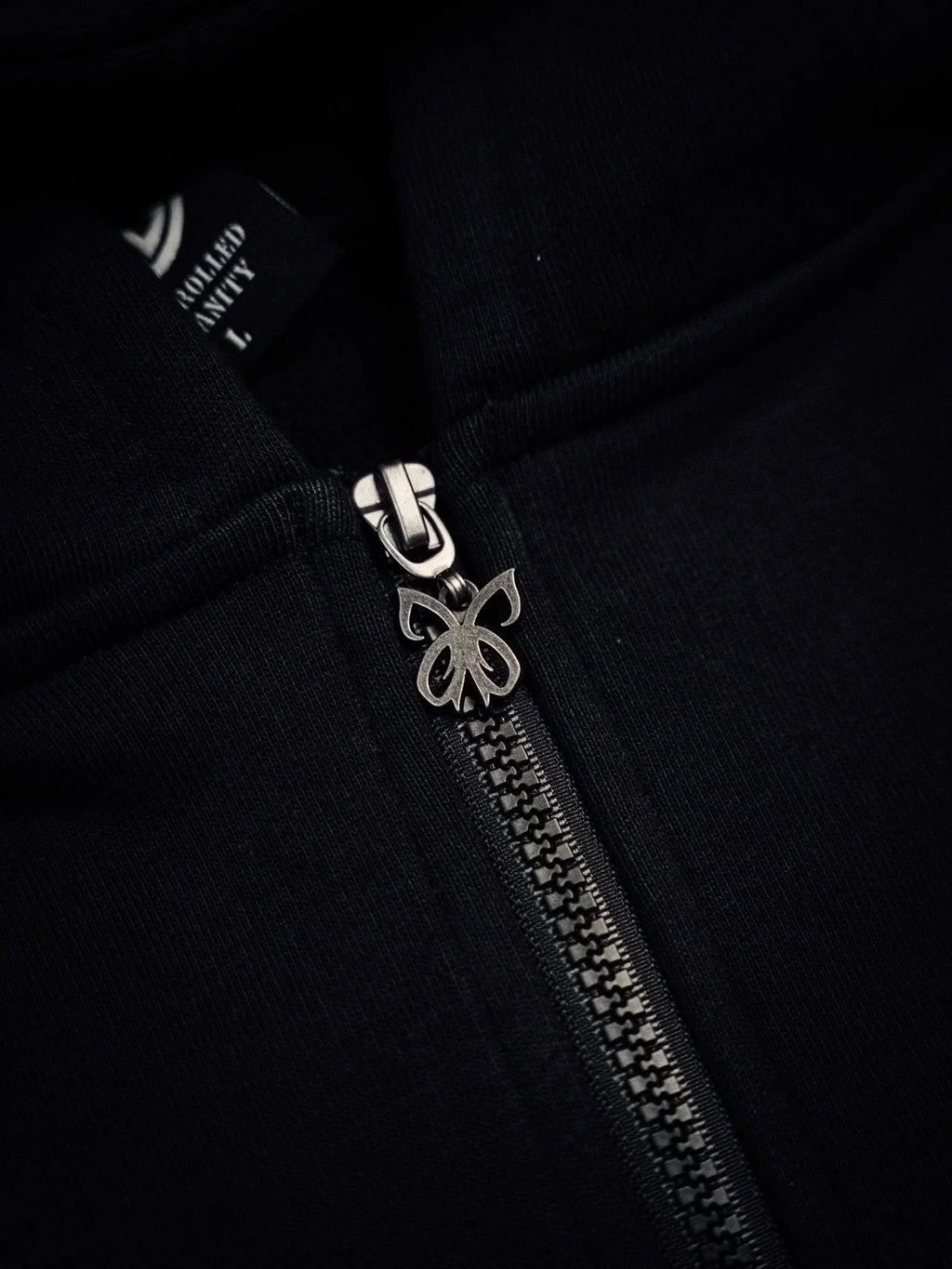 Controlled Insanity NY Butterfly Blue Hoodie Zip-Up