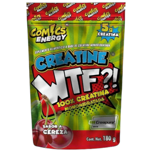 Comics Energy Creatine Wtf?! 180 Gramos 30 Servicios