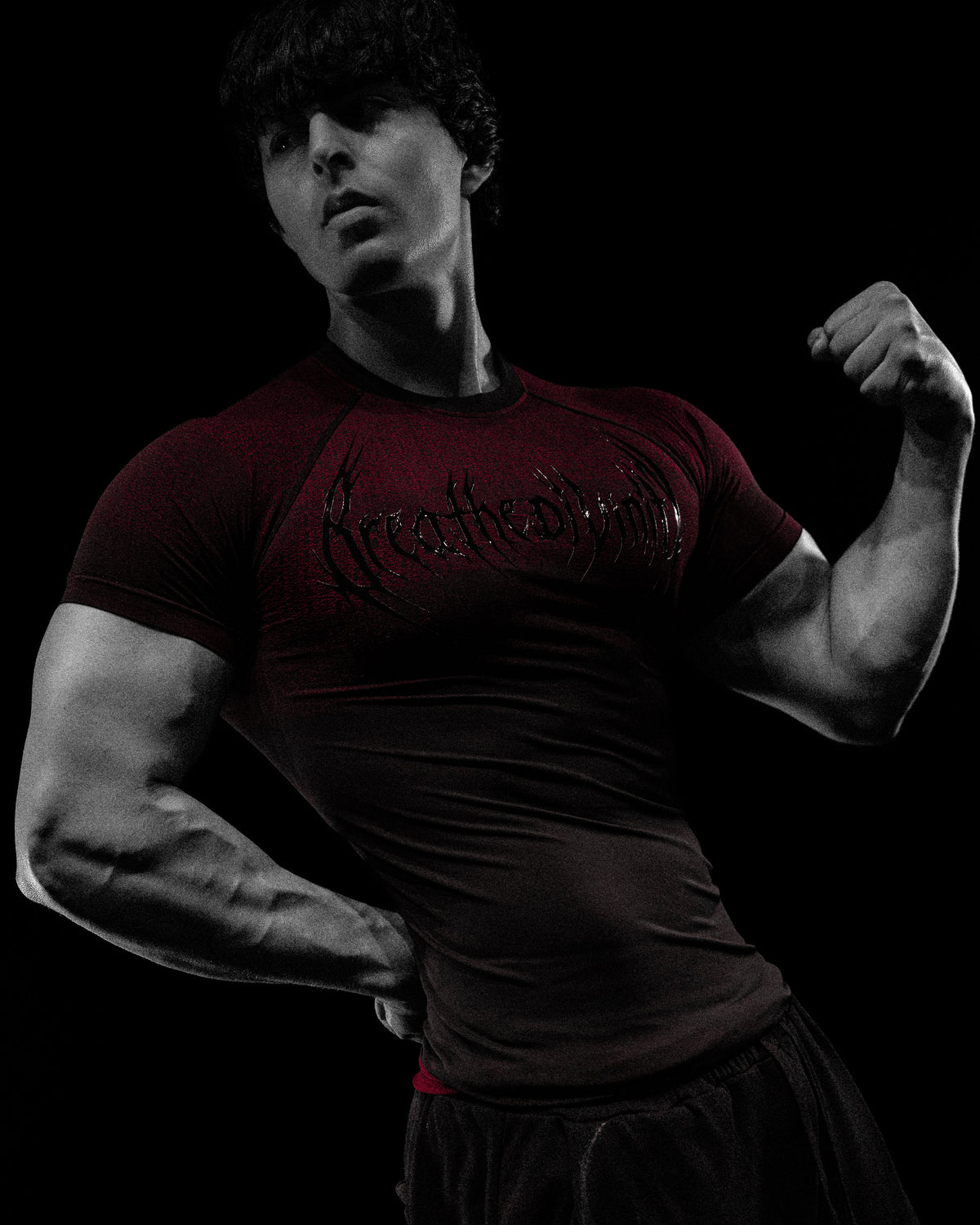 Breathedivinity Doom Tech ™ Armored Venom Texture Shortsleeve Compression Carnage