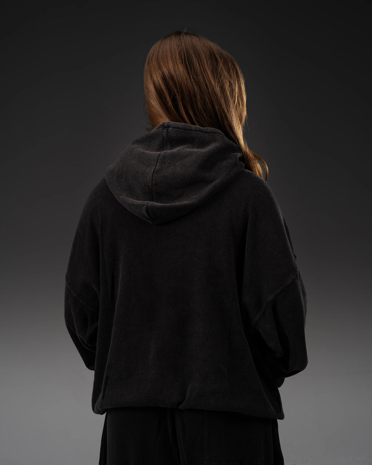 Controlled Insanity Signature Waffleknit Zip-Up Black