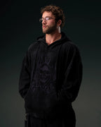 Controlled Insanity Reaper Waffleknit Pullover Black/Purple
