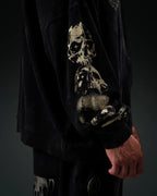 Controlled Insanity Outlaw Waffleknit Zip Up Black/Beige