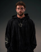 Controlled Insanity Tombstone Waffleknit Pullover Black/Beige