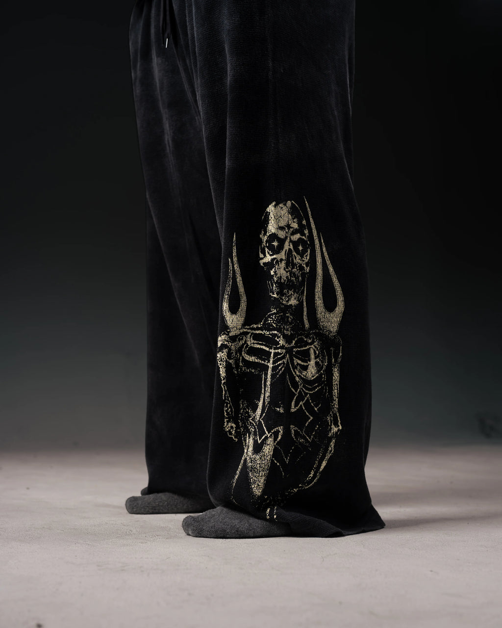 Controlled Insanity Reaper Waffleknit Sweatpants Black/Beige