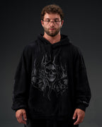Controlled Insanity Reaper Waffleknit Pullover Black/Grey