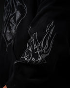 Controlled Insanity Reaper Waffleknit Pullover Black/Grey