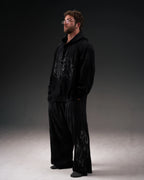 Controlled Insanity Reaper Waffleknit Pullover Black/Grey