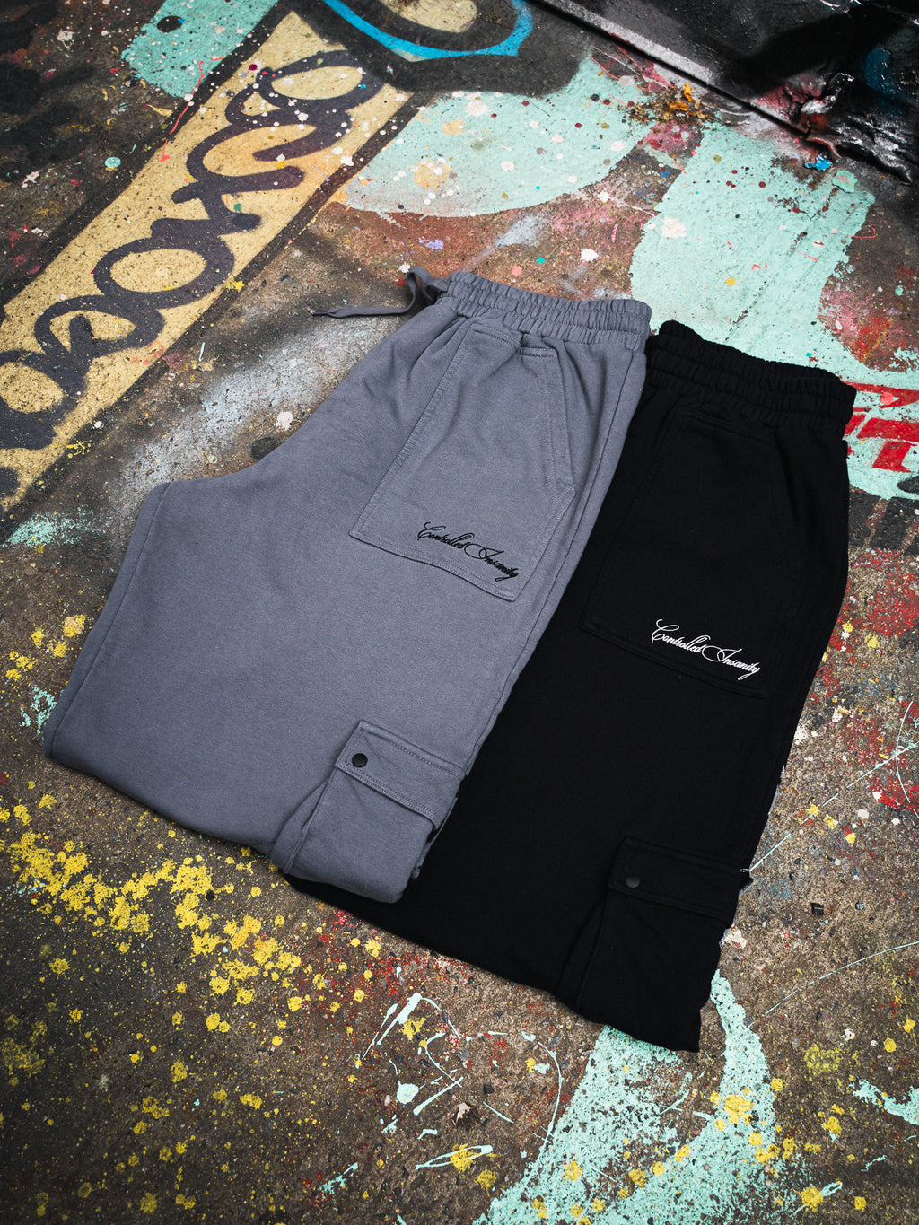 Controlled Insanity CINY Cargo Black Sweats