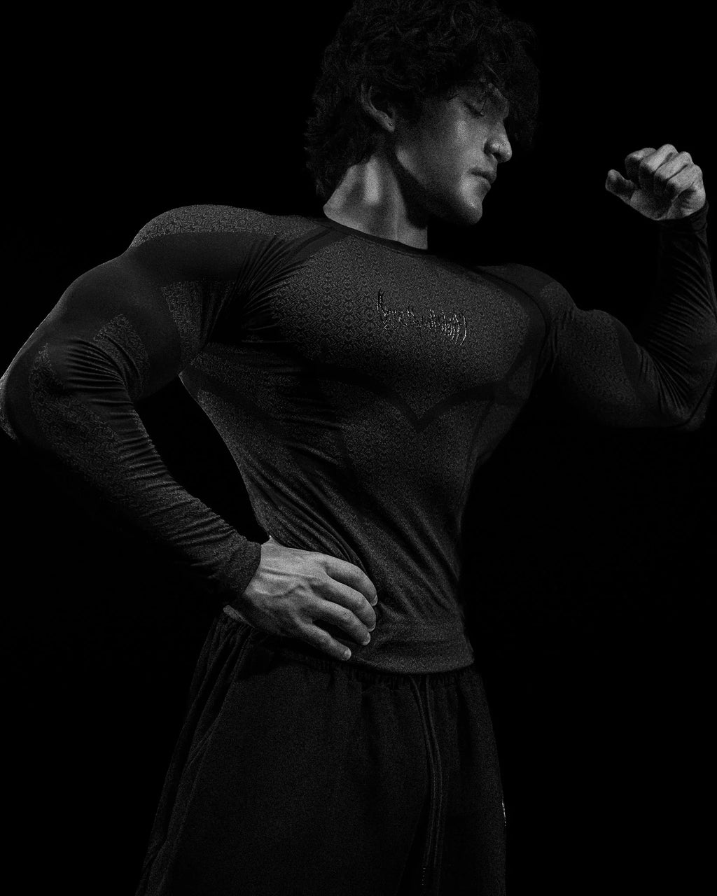 Breathedivinity Doom Tech ™ Spider Corpse Longsleeve Compression Darkness