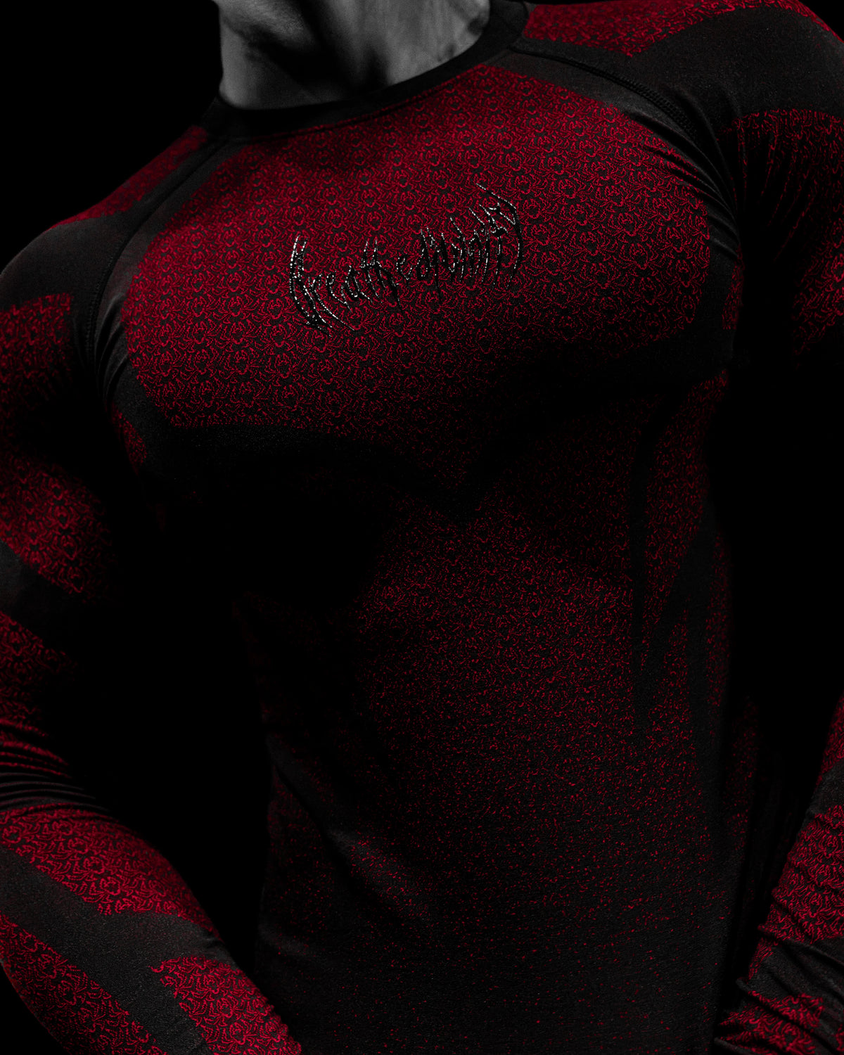Breathedivinity Doom Tech ™ Spider Corpse Longsleeve Compression Nightmare