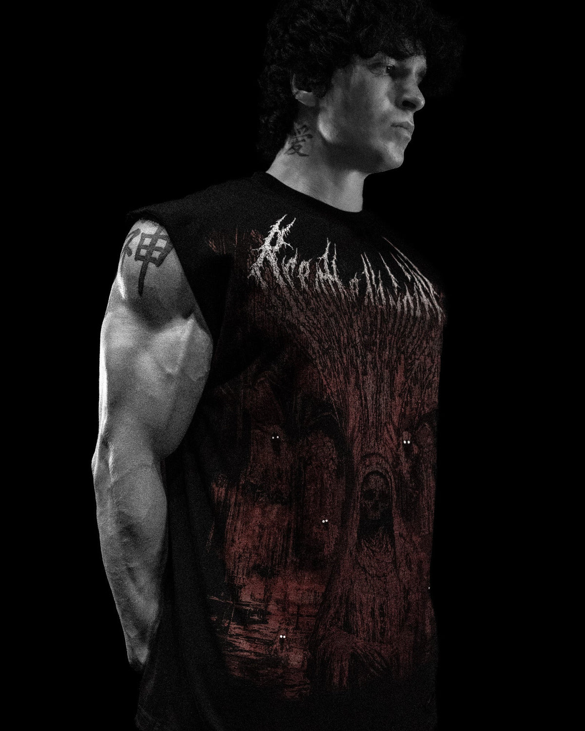 Breathedivinity Soul Sanctum Cut-Off Tee Nightmare