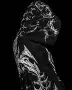 Breathedivinity Death Slayer Oversized Zip-Up Hoodie Void Black