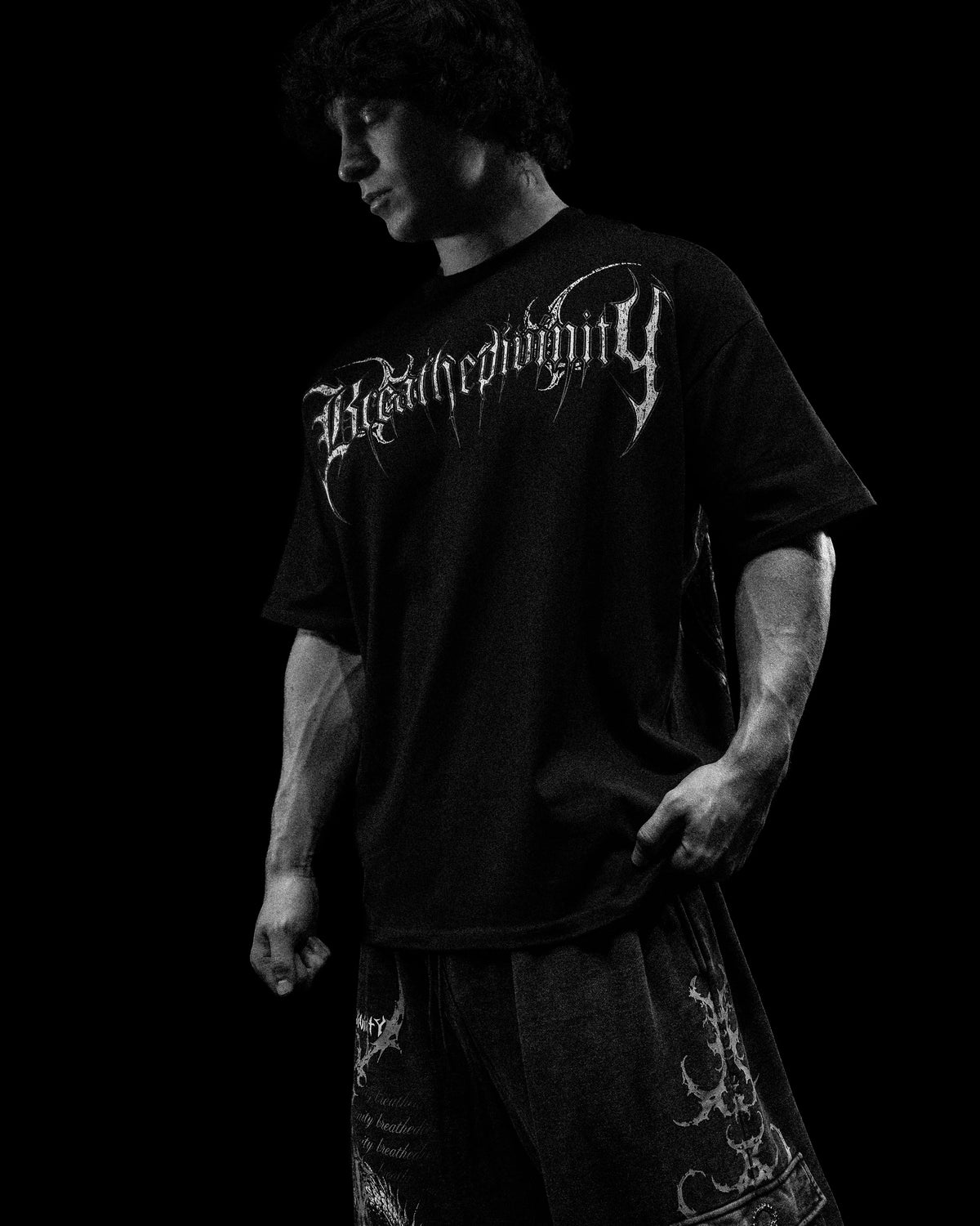 Breathedivinity Atonement Oversized T-Shirt Void Black