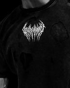 Breathedivinity Oversized T-Shirt Tarnished Destroyed Ghost