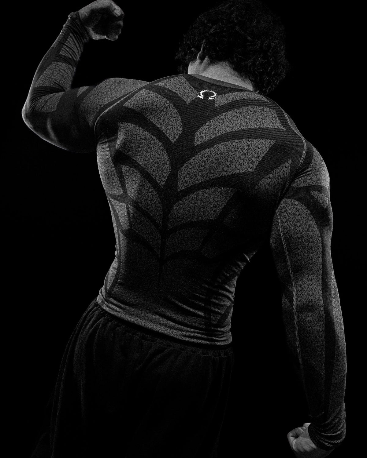 Breathedivinity Doom Tech ™ Spider Corpse Longsleeve Compression Midnight