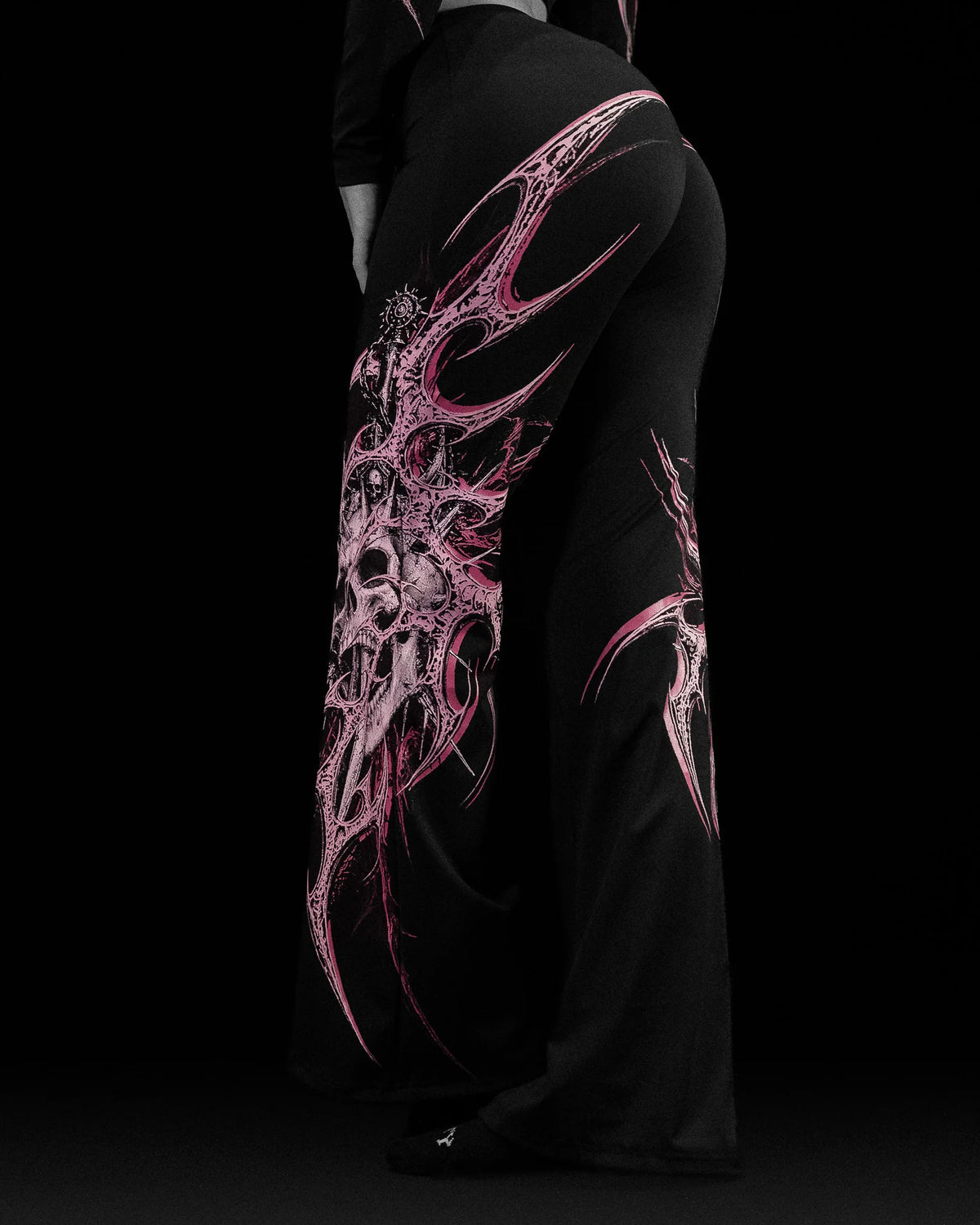 Breathedivinity Void Tech ™ Soul Decay Flared Leggings Blossom Pink