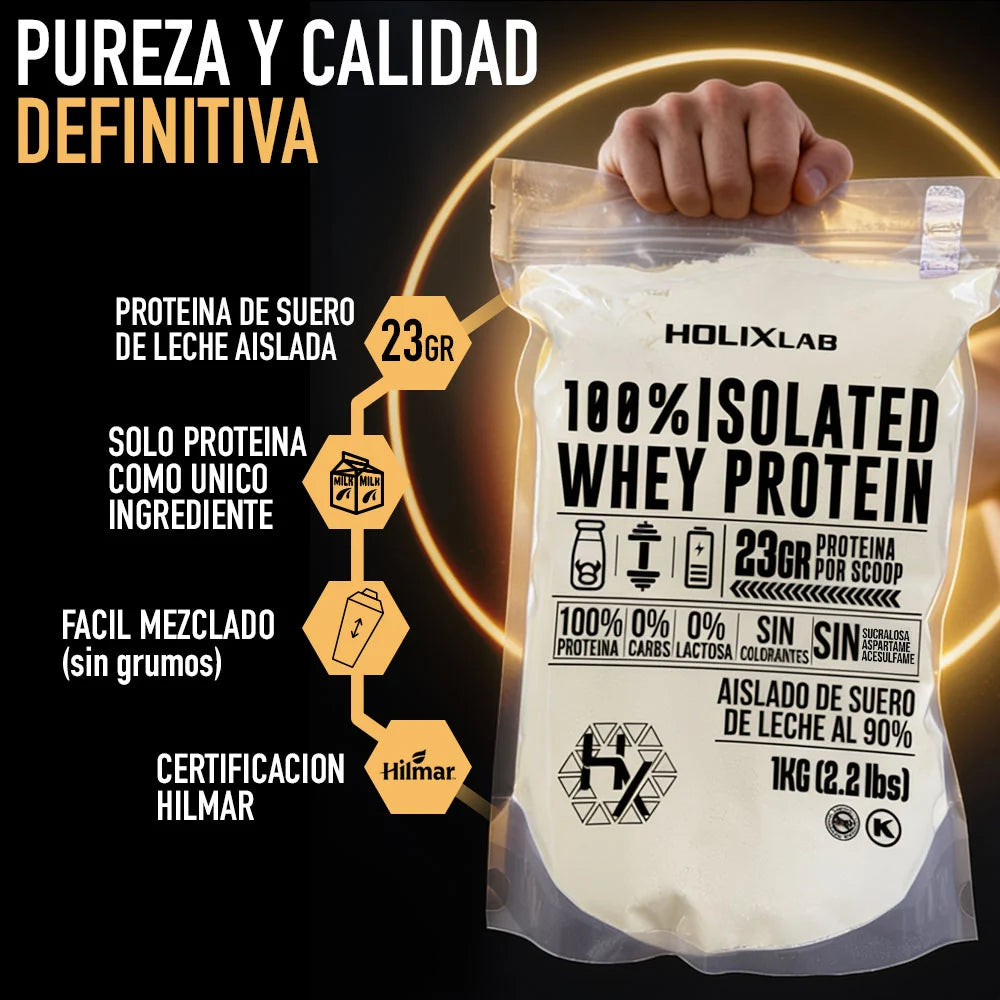 Holix Lab 100% Isolated Whey Protein 1 Kg