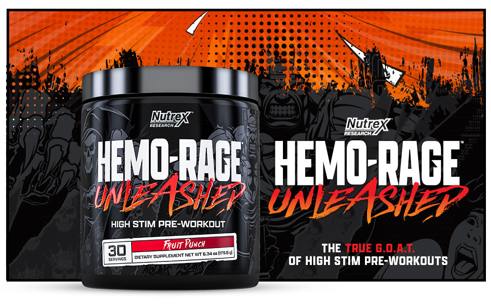 Nutrex Hemo-Rage Unleashep 30 Servicios