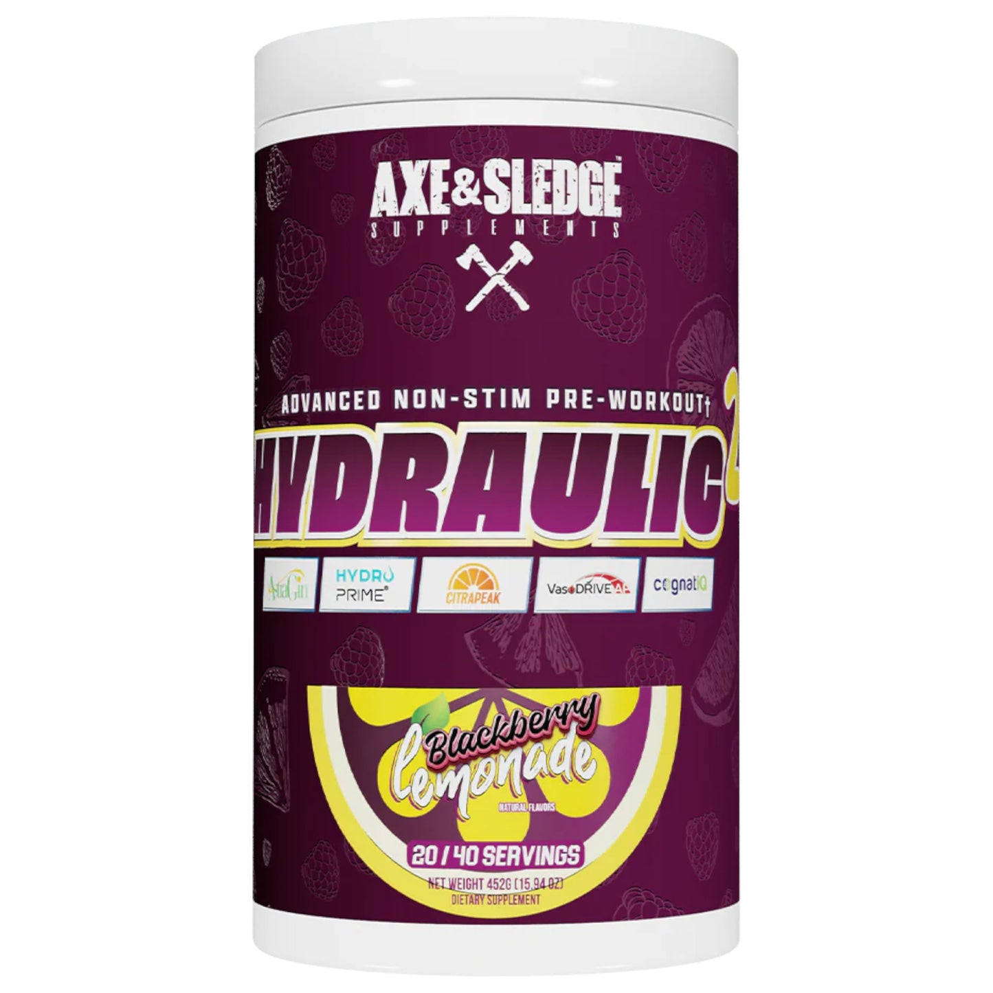 Axe And Sledge Hydraulic V2 Non-Stim Pre-Workout 40 Servicios