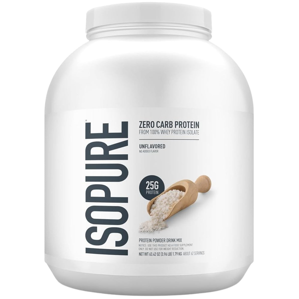 Isopure Zero Carb Protein Unflavored 3/4.5 Lbs