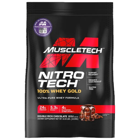 Muscletech Nitro Tech 100% Whey Gold 8 Lbs